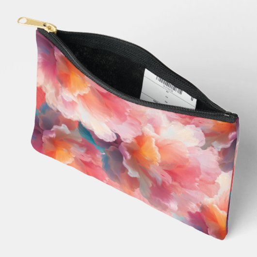 Floral Print Cut Sew Bag Etui (Open)