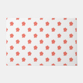 Floral Print Fabric Deurmat (Voorkant)