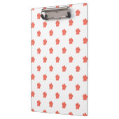 Floral Print Fabric Klembord (Links)