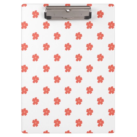 Floral Print Fabric Klembord (Voorkant)