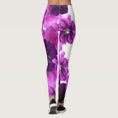 Floral Print Leggings–Elegante & Stijlvolle Active Leggings (Achterkant)