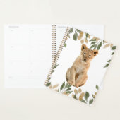 Floral Print Lioness-agenda Planner (Display)