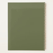 Floral Print Lioness-agenda Planner (Achterkant)