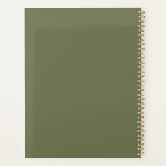 Floral Print Lioness-agenda Planner (Achterkant)