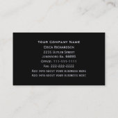 Floral print : Monogram Visitekaartjes (Achterkant)