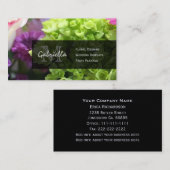 Floral print : Monogram Visitekaartjes (Voorkant / Achterkant)