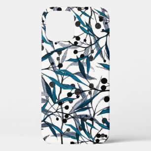 Floral print. Natuurlijke curven. Patroon Case-Mate iPhone Case