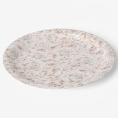 Floral Print Papieren Bordje (Gekanteld)