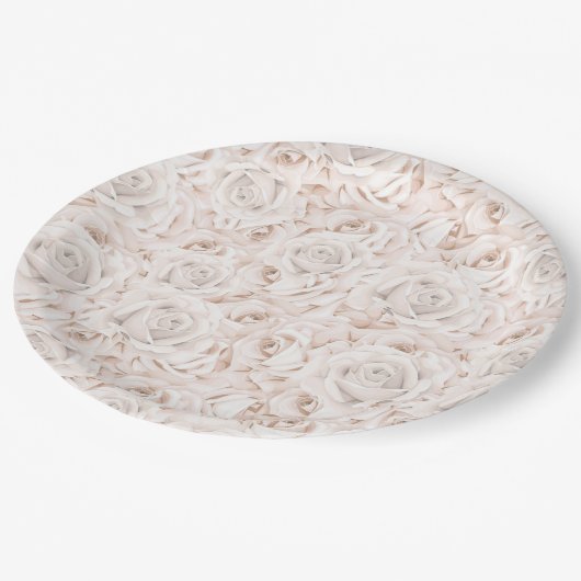 Floral Print Papieren Bordje (Gekanteld)