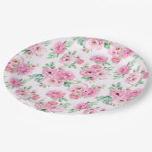 Floral Print Papieren Bordje (Gekanteld)