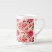 Floral Print Porselein Kop (Rechts)