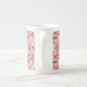 Floral Print Porselein Kop (Achterkant)