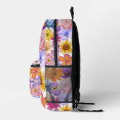 Floral Print Rugzak | personaliseren (Rechts)