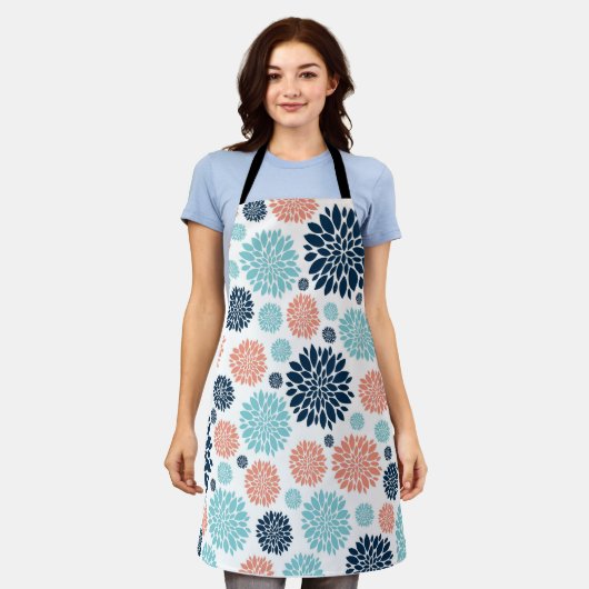 Floral Print Schort (Gedragen)