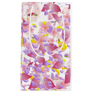 Floral print Valentine's Tissue Paper Klein Cadeauzakje