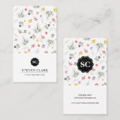 Floral Print Visitekaartje (Voorkant / Achterkant)