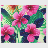 Floral Printed Pattern Cadeaupapier (Vlak)