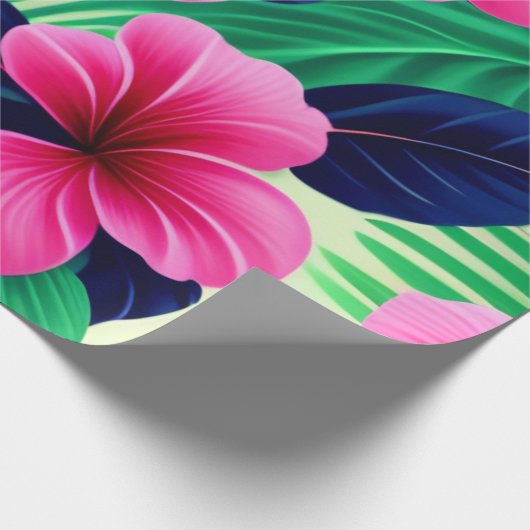 Floral Printed Pattern Cadeaupapier (Hoek)