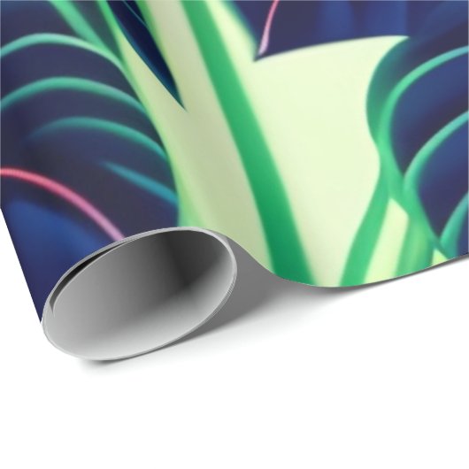 Floral Printed Pattern Cadeaupapier (Rol Hoek)