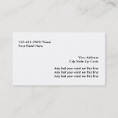 Floral Professional-Visitekaartjes Visitekaartje (Achterkant)