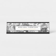 Floral Professional, zwart, wit en Gold