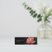 Floral-profielkaart Mini Visitekaartje (Staand voorkant)