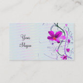 Floral-profielkaart Visitekaartje (Achterkant)