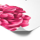 Floral Prop Bruiloft Selfie Foto Lijst Poster (Hoek)