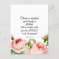 Floral Proverbs 31:30
