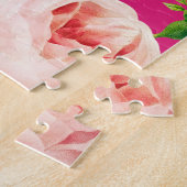 Floral Proverbs 31:30 Jigzaag Puzzle Legpuzzel (Zijkant)