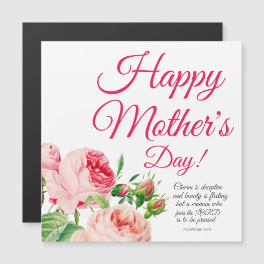 Floral Proverbs 31 Moederdag (Voorkant / Achterkant)