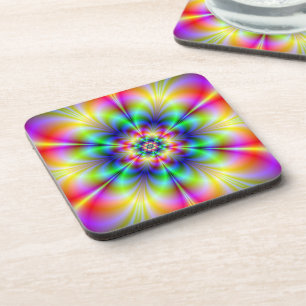 Floral Psychedelia Onderzetters