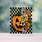 Floral Pumpkin Acryl Bord (Neutraal)