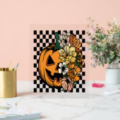 Floral Pumpkin Acryl Bord (Huwelijk)