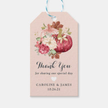 Floral Pumpkin Blush Marsala Baby shower