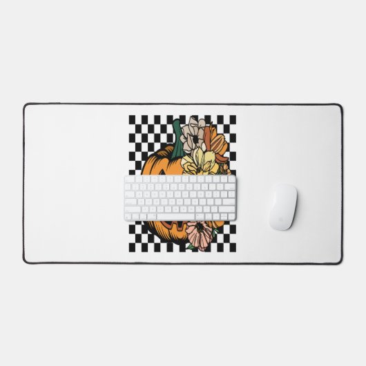 Floral Pumpkin Bureaumat (Keyboard & Muis)
