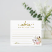 Floral Pumpkin Herfst Vrijgezellenfeest Advice Car (Staand voorkant)