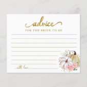 Floral Pumpkin Herfst Vrijgezellenfeest Advice Car (Voorkant)