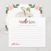 Floral Pumpkin Herfst Vrijgezellenfeest Advice Car (Voorkant / Achterkant)