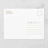 Floral Pumpkin Herfst Vrijgezellenfeest dank u Briefkaart (Achterkant)