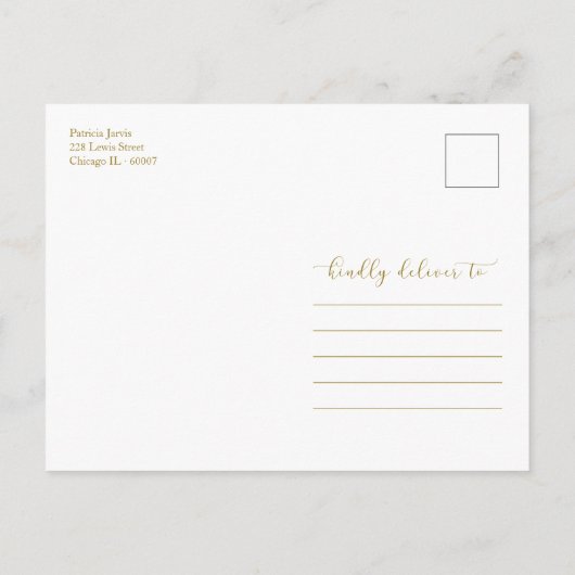 Floral Pumpkin Herfst Vrijgezellenfeest dank u Briefkaart (Achterkant)