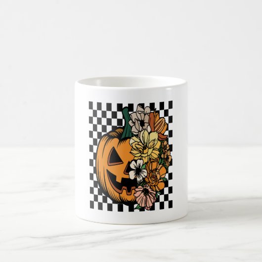 Floral Pumpkin Koffiemok (Center)