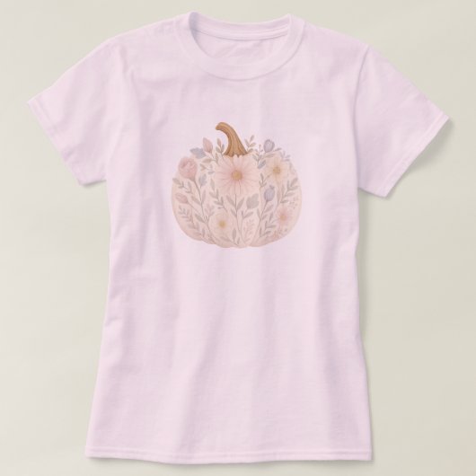 Floral Pumpkin T-shirt (Design voorkant)