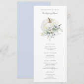 Floral Pumpkin Thanksgiving menu (Voorkant / Achterkant)