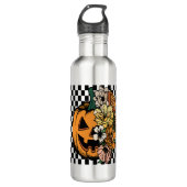 Floral Pumpkin Waterfles (Voorkant)