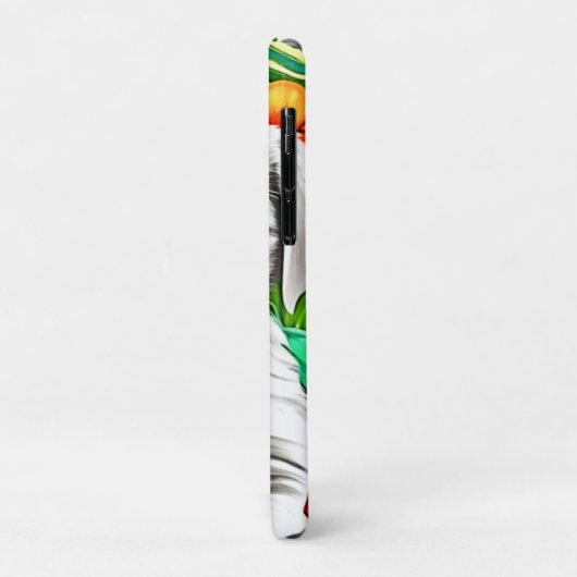 Floral Puppy Art Case-Mate iPhone Case (Achterkant/links)