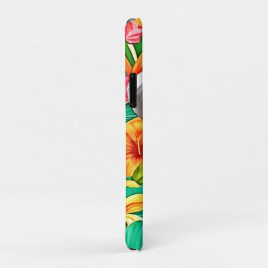 Floral Puppy Art Case-Mate iPhone Case (Achterkant/rechts)