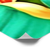 Floral Puppy Art Poster (Hoek)