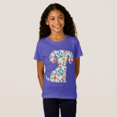 Floral Puppy T-shirt (Voorkant volledig)