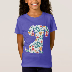 Floral Puppy T-shirt